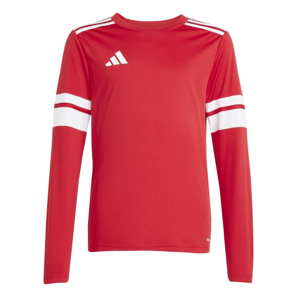 adidas Squadra 25 Langarm Trikot Kinder - rot/weiß