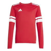 adidas Squadra 25 Langarm Trikot Kinder - rot/weiß