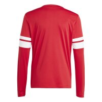 adidas Squadra 25 Langarm Trikot Kinder - rot/weiß