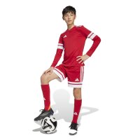 adidas Squadra 25 Langarm Trikot Kinder - rot/weiß