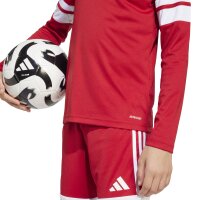 adidas Squadra 25 Langarm Trikot Kinder - rot/weiß