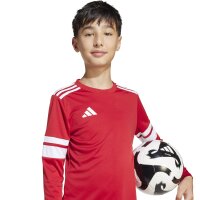 adidas Squadra 25 Langarm Trikot Kinder - rot/weiß