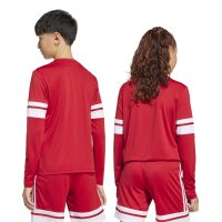 adidas Squadra 25 Langarm Trikot Kinder - rot/weiß
