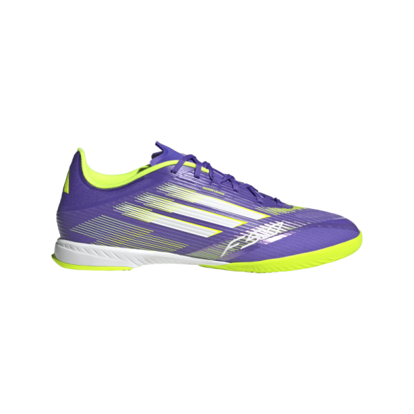adidas F50 League IN Herren - lila/weiß/gelb