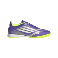 adidas F50 League IN Herren - lila/weiß/gelb
