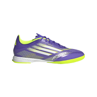 adidas F50 League IN Herren - lila/weiß/gelb