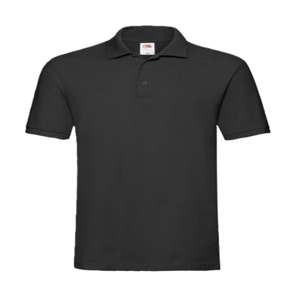 Fruit of the Loom Premium Polo Herren - black