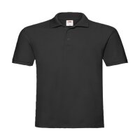 Fruit of the Loom Premium Polo Herren - black
