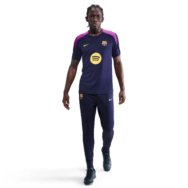 Nike FC Barcelona Dri-Fit Trainingshose 25/26 Herren - lila/gelb