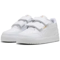 Puma Shuffle Downtown Lo Sneaker Kinder - weiß/gold