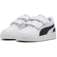 Puma Shuffle Downtown Lo Sneaker Kinder - weiß/schwarz/rot