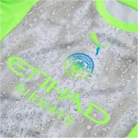 Puma Manchester City Ausweichtrikot 25/26 Kinder - grau/neongrün