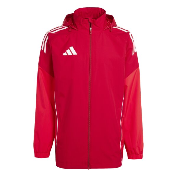 adidas Tiro 25 Competition Allwetterjacke Herren - rot/weiß