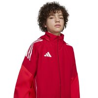 adidas Tiro 25 Competition Allwetterjacke Kinder - rot/weiß