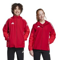 adidas Tiro 25 Competition Allwetterjacke Kinder - rot/weiß