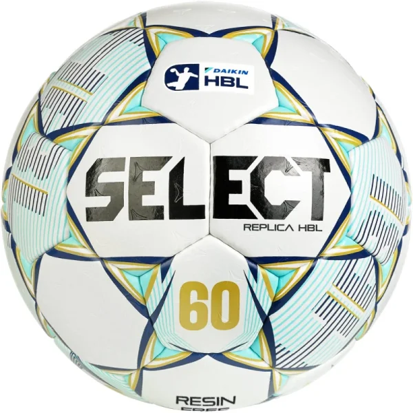 Select Handball-Bundesliga Trainingsball 25/26 - grau/türkis/blau