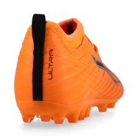 Puma Ultra 6 Match MG Kinder Hot Pursuit  - orangerot/schwarz
