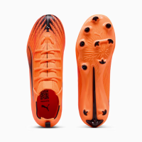 Puma Ultra 6 Pro FG/AG Kinder Hot Pursuit - orange/rot/schwarz
