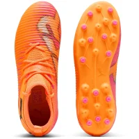 Puma Future 8 Match MG Kinder Hot Pursuit - orange/rot/schwarz