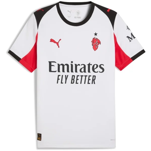 Puma AC Mailand Away Trikot Away 25/26 Herren - weiß/rot/schwarz