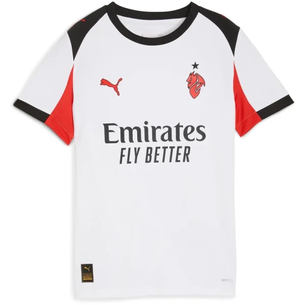 Puma AC Mailand Trikot Away 25/26 Kinder - weiß/rot/schwarz