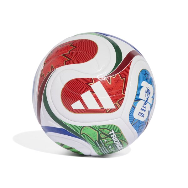 adidas Fifa World Cup 26™ Trionda League Junior 290 Ball Kinder - white/team royal blue/solar blue/power red