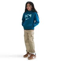 Nike Kylian Mbappe Club Fleece Hoodie Kinder - blau
