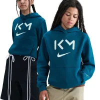 Nike Kylian Mbappe Club Fleece Hoodie Kinder - blau