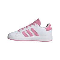 adidas Grand Court Lace-Up Sneaker Kinder - weiß/pink