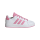 adidas Grand Court Lace-Up Sneaker Kinder - weiß/pink