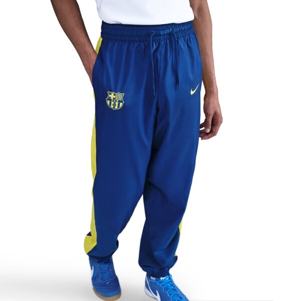 Nike FC Barcelona Trainingshose 25/26 Herren - blau/gelb