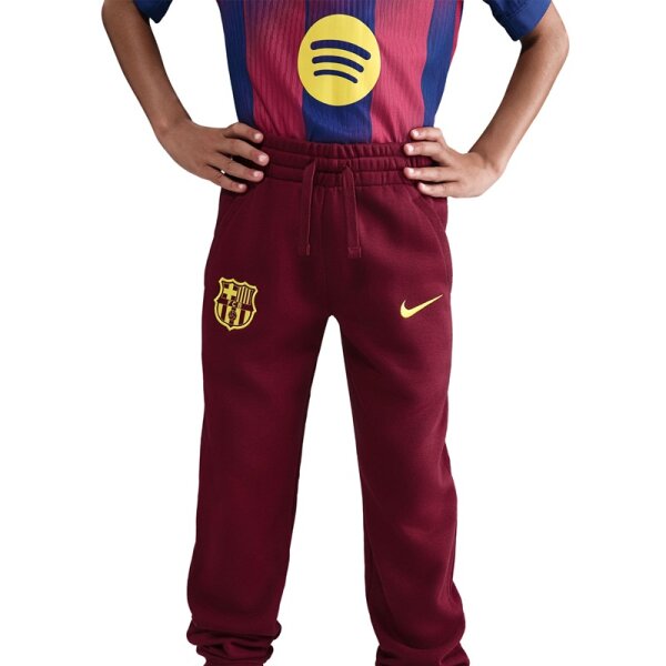 Nike FC Barcelona Jogginghose 25/26 Kinder - rot/gelb