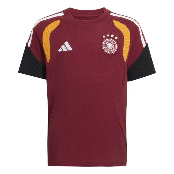 adidas DFB T-Shirt Kinder WM2026 - rot/gold/schwarz
