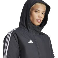 adidas Tiro 24 Stadion Parka Damen - schwarz/weiß