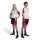 adidas DFB Trainingsshorts Kinder WM2026 - schwarz/rot/weiß