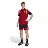 adidas DFB Poloshirt Herren WM2026 - rot/gold/schwarz