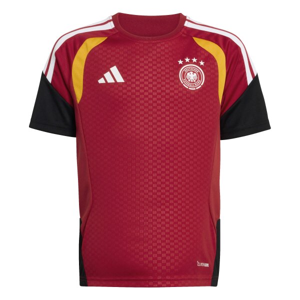 adidas DFB Trainingstrikot Kinder WM2026 - rot/gold/schwarz