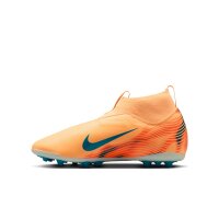 Nike Mercurial Superfly 10 High Academy AG Kinder Kylian Mbappe - orange/blau