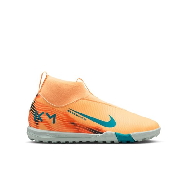 Nike Mercurial Superfly 10 High Academy TF Kinder Kylian Mbappe - orange/blau