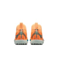 Nike Mercurial Superfly 10 High Academy TF Kinder Kylian Mbappe - orange/blau