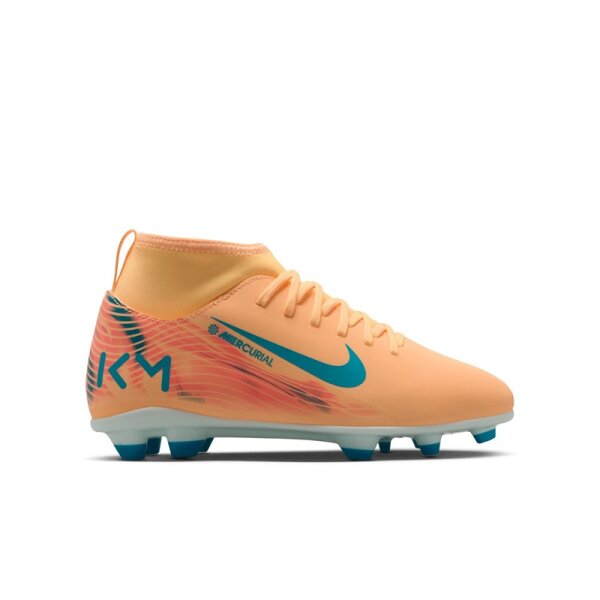 Nike Mercurial Superfly 10 High Club FG/MG Kinder Kylian Mbappe - orange/blau