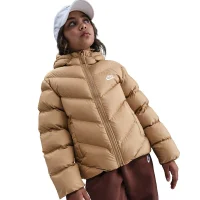Nike Sportswear ADP Pufferjacke Kinder - hellbraun/weiß