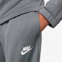 Nike Sportswear Dri-FIT Kapuzen-Trainingsanzug Kinder - grau/weiß