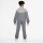 Nike Sportswear Dri-FIT Kapuzen-Trainingsanzug Kinder - grau/weiß