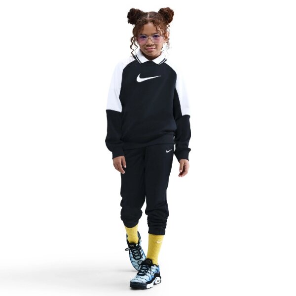 Nike Sportswear Dri-FIT Crew Neck Trainingsanzug Kinder - schwarz