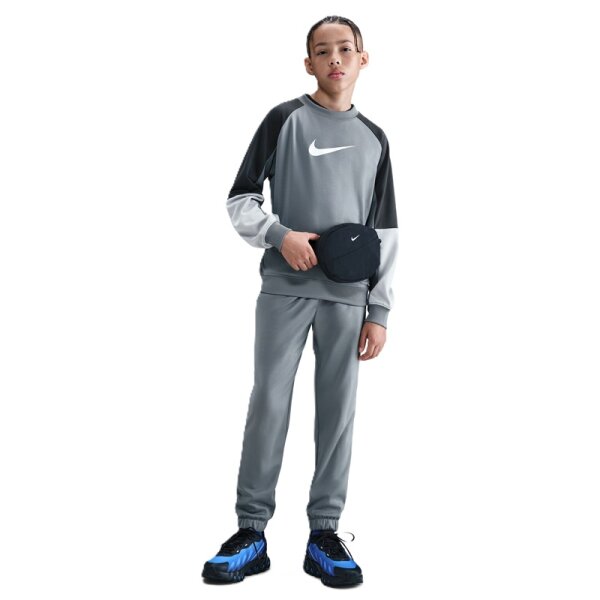 Nike Sportswear Dri-FIT Crew Neck Trainingsanzug Kinder - grau/schwarz