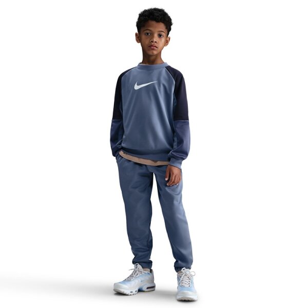 Nike Sportswear Dri-FIT Crew Neck Trainingsanzug Kinder - blau/weiß