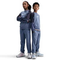 Nike Sportswear Dri-FIT Crew Neck Trainingsanzug Kinder - blau/weiß