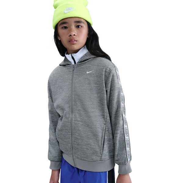 Nike Sportswear Club Kapuzenjacke Kinder - grau/weiß
