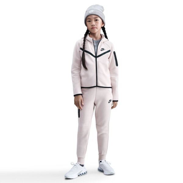 Nike Sportswear Tech Fleece Kapuzenjacke Kinder - rosa/schwarz